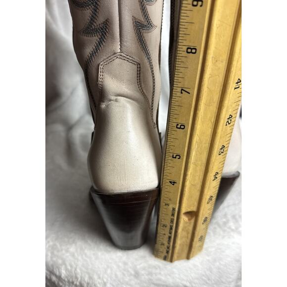 Dan Post Loverfly Tall Western Boot White Womens Size 7 M DP 4377 NWOT NEW - Picture 5 of 10